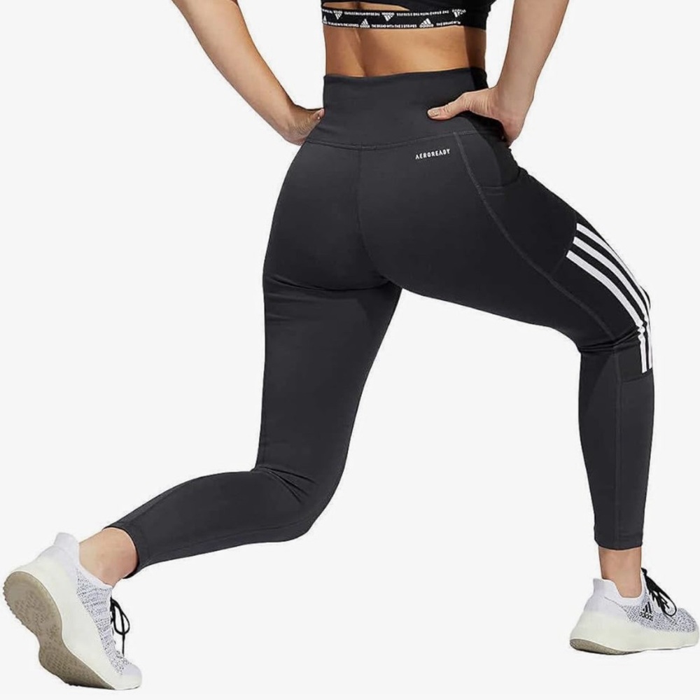 New!!! With tags.  Adidas Aeroready black and white legging!